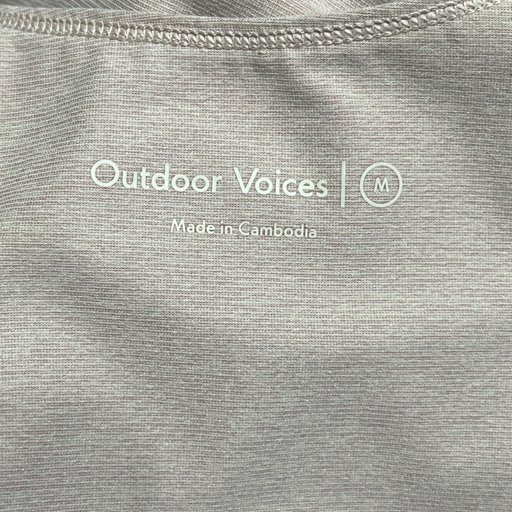 Outdoor Voices Slash Back Crop Sports Bra Medium - Picture 5 of 5